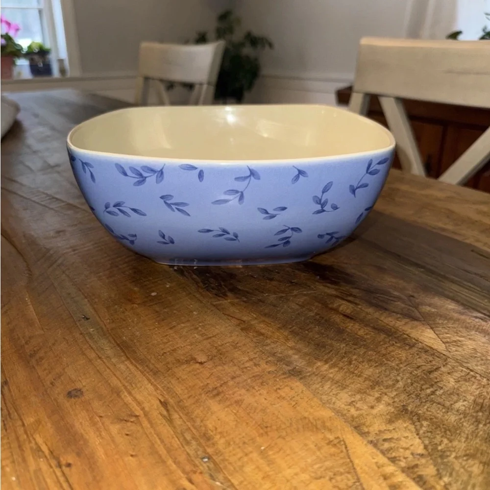 Pfaltzgraff Summer Breeze Salad Vegetable Serving Bowl-Square vintage